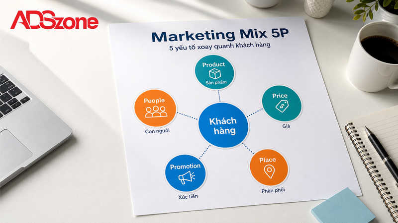 Marketing 5P là gì? Tổng quan mô hình Marketing Mix 5P