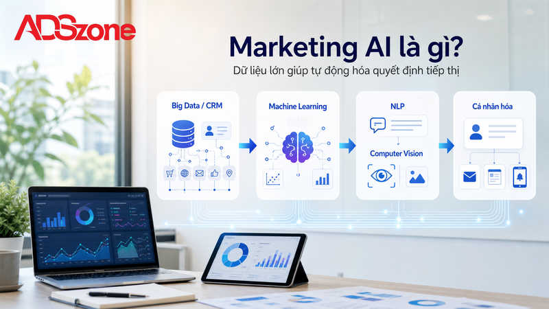 Marketing AI là gì? Nguyên lý hoạt động và kiến trúc cốt lõi