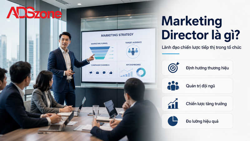 Marketing Director là gì? Vai trò chiến lược trong tổ chức