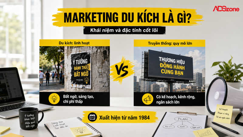 Marketing du kích là gì? Khái niệm và đặc tính cốt lõi