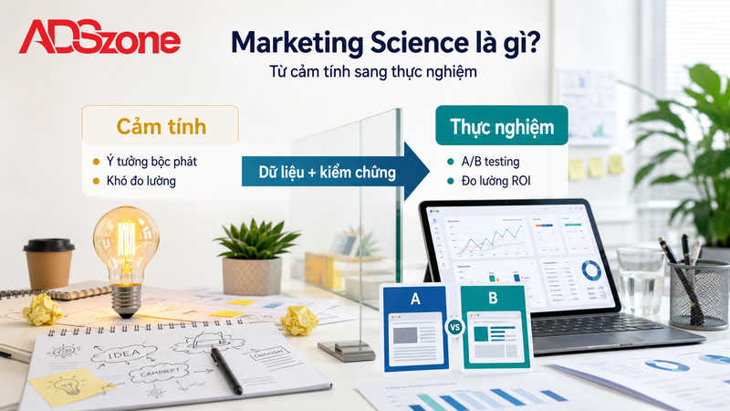 Marketing Science là gì? Bước chuyển dịch từ cảm tính sang thực nghiệm