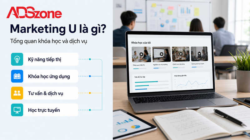 Marketing U là gì? Tổng quan về các khóa học và dịch vụ
