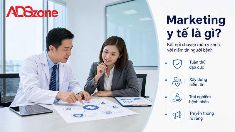 Marketing y tế là gì? Đặc thù và vai trò trong ngành chăm sóc sức khỏe