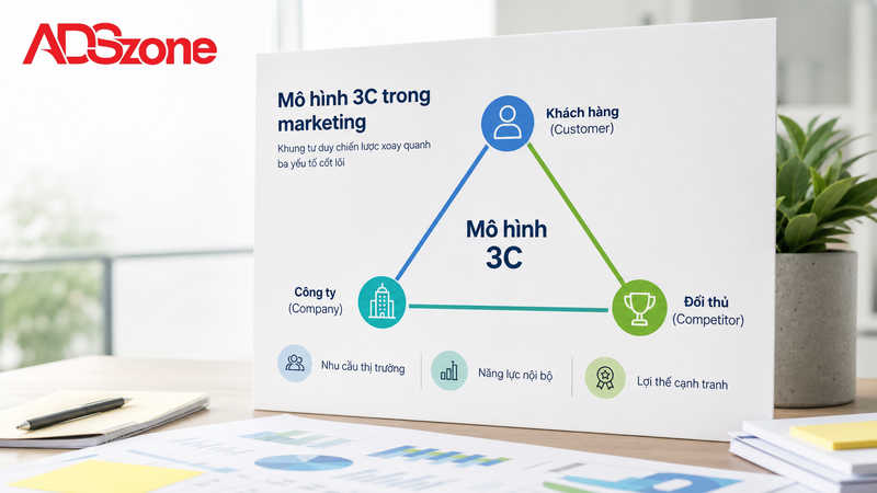 Mô hình 3C trong marketing là gì? Nguồn gốc và vai trò