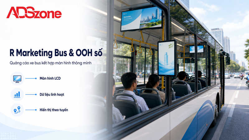 Tổng quan R Marketing Bus và xu hướng chuyển đổi số OOH