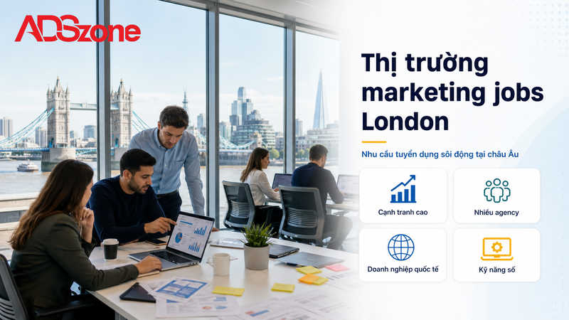 Tổng quan thị trường tuyển dụng marketing jobs london hiện nay