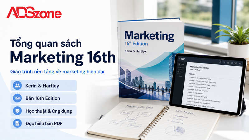 Tổng quan về cuốn sách Marketing (16th Edition) của Kerin & Hartley