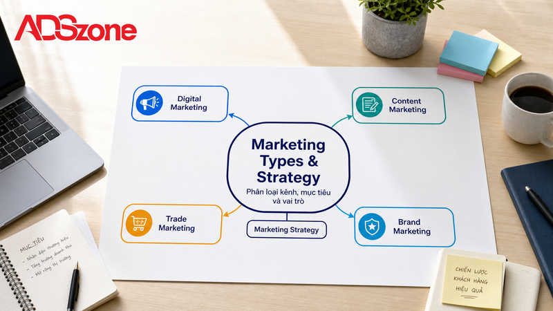 Tổng quan về Marketing Types và vai trò trong Marketing Strategy