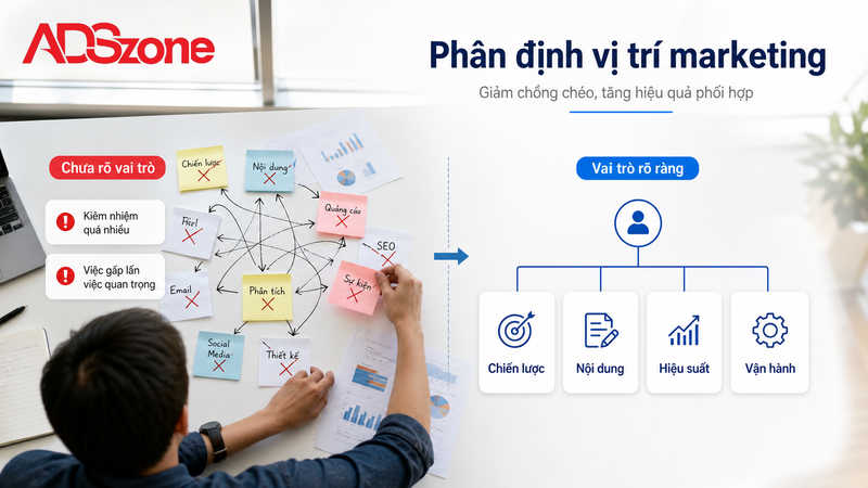 Vai trò của phòng marketing và tầm quan trọng của việc phân định vị trí