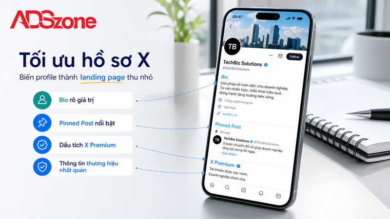 Bước 1: Tối Ưu Hóa Trang Hồ Sơ Doanh Nghiệp (Profile Optimization)