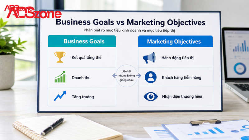 Phân Biệt Marketing Objectives Và Business Goals Rõ Ràng