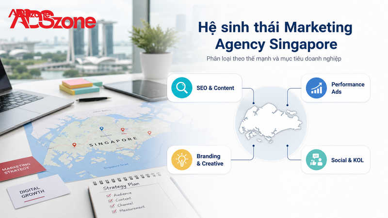Top các Marketing Agency Singapore uy tín phân theo thế mạnh