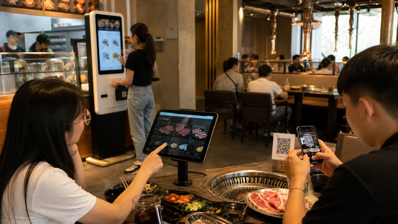 3 Hình thức Self Order POS phổ biến: Kiosk, Tablet và QR Code