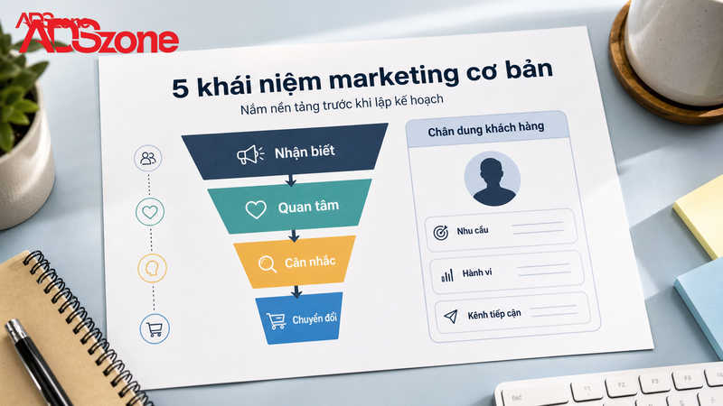 5 Khái Niệm Marketing Cơ Bản Người Mới Bắt Đầu Cần Biết