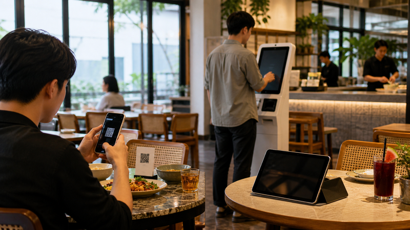 Các hình thức Self Order iPOS phổ biến nhất hiện nay