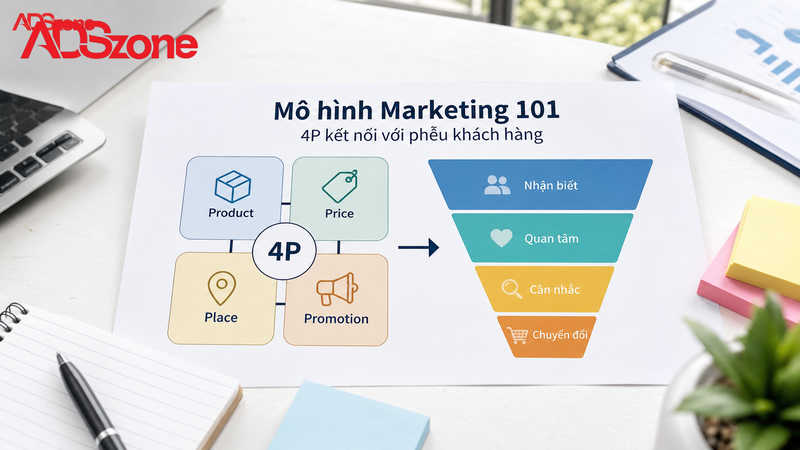 Các mô hình cốt lõi cần nắm trong giáo trình Marketing 101