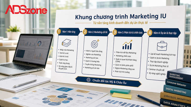 Chương trình đào tạo ngành Marketing IU gồm những gì?