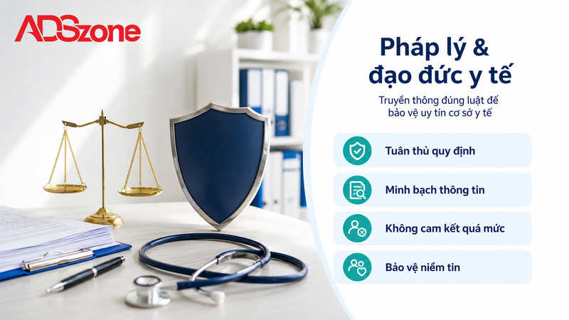 Khung pháp lý và chuẩn đạo đức bắt buộc trong quy định quảng cáo y tế