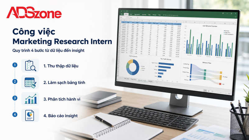Mô Tả Công Việc Chi Tiết Của Marketing Research Intern
