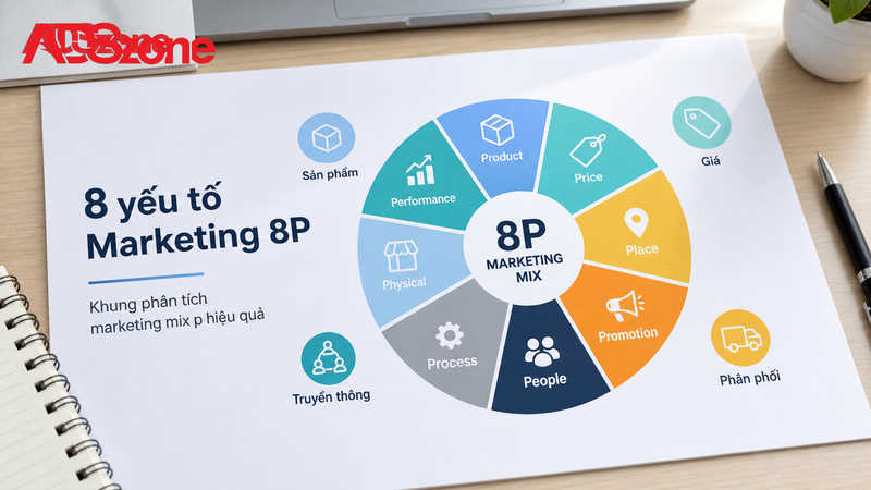 Phân tích 8 yếu tố cốt lõi trong mô hình Marketing 8P