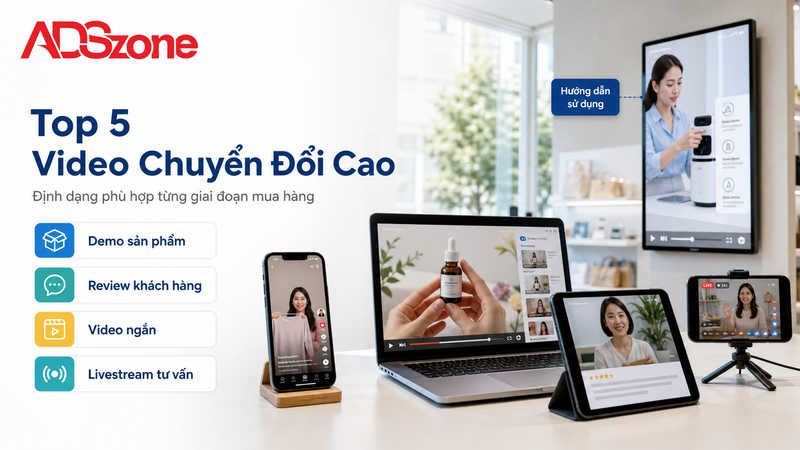 Top 5 Dạng Video Marketing Có Tỷ Lệ Chuyển Đổi Cao Nhất