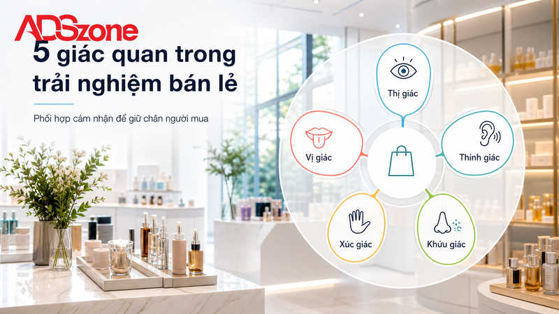 Ứng dụng 5 giác quan trong chiến lược marketing trải nghiệm