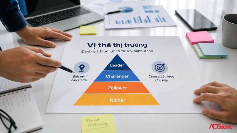 Xác định vị thế thị trường: Tiền đề sinh tử trước khi ra trận