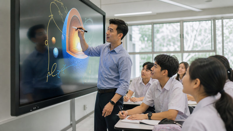 Màn hình tương tác: Trái tim của giải pháp giáo dục thông minh