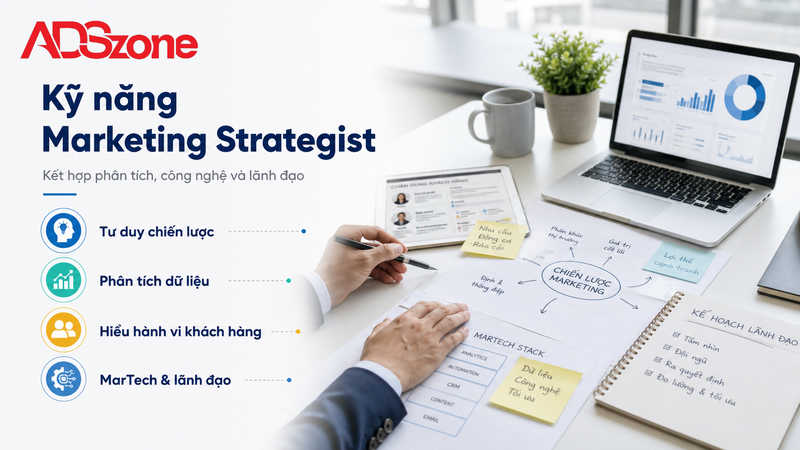 Bộ kỹ năng và tư duy cần thiết của một chuyên gia chiến lược marketing xuất sắc