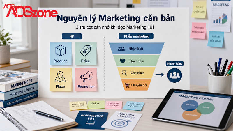 Các Nguyên Lý Cốt Lõi Cần Nắm Trong Sách Marketing Căn Bản