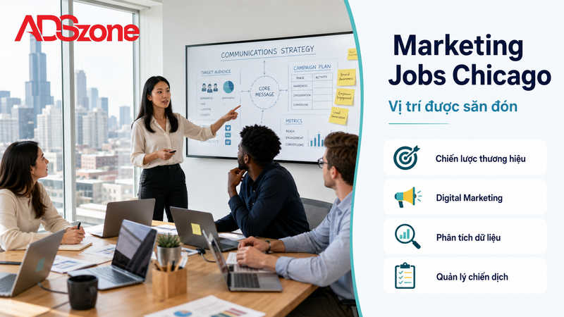 Các vị trí Marketing Jobs Chicago được săn đón nhiều nhất