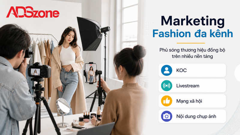 Chiến lược Marketing Fashion đa kênh phủ sóng thương hiệu