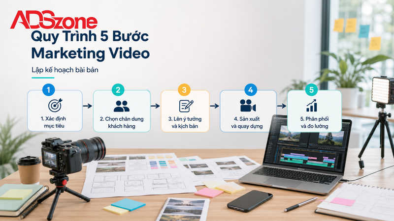 Quy Trình 5 Bước Lập Kế Hoạch Và Sản Xuất Chiến Lược Marketing Video