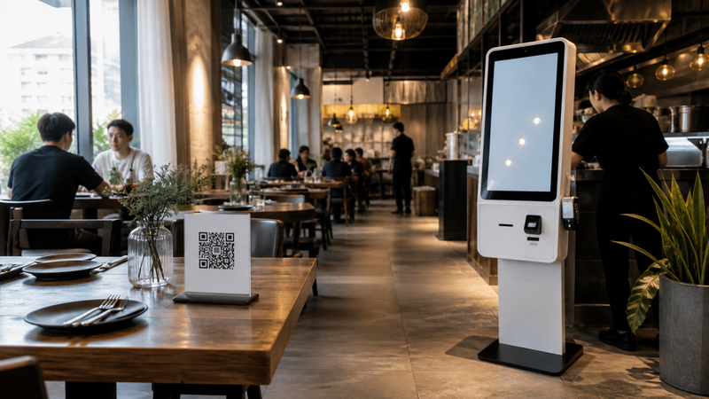 So Sánh QR Code Order Và Máy Kiosk Self-Order: Nên Chọn Mô Hình Nào?
