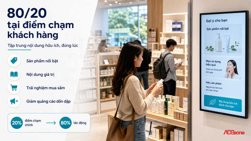 Ứng dụng quy tắc 80/20 trong Content Marketing và điểm chạm khách hàng