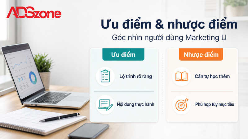 Ưu điểm và nhược điểm của Marketing U từ góc nhìn người dùng