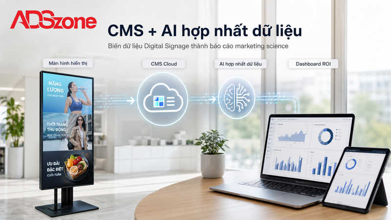 Vai trò của hệ thống CMS và AI trong hợp nhất dữ liệu tiếp thị