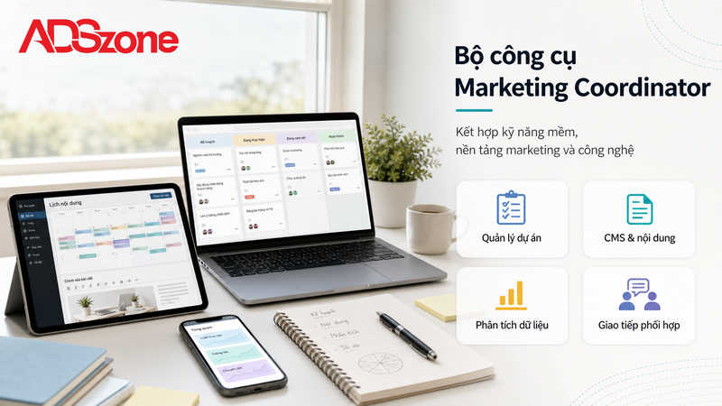 Bộ kỹ năng và công cụ cốt lõi của một Điều phối viên Marketing giỏi