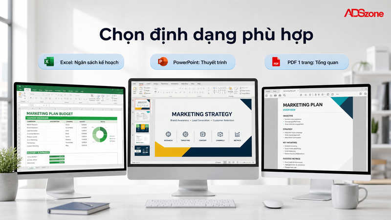 4. Phân Loại Marketing Plan Template Phổ Biến: Excel, Word Hay PowerPoint?
