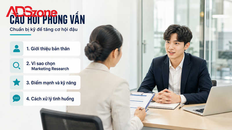 Bộ Câu Hỏi Phỏng Vấn Marketing Research Intern Và Cách Trả Lời