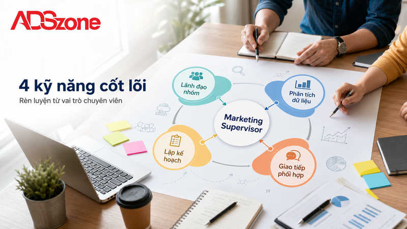 Bộ Kỹ Năng Quan Trọng Giúp Thăng Tiến Lên Marketing Supervisor