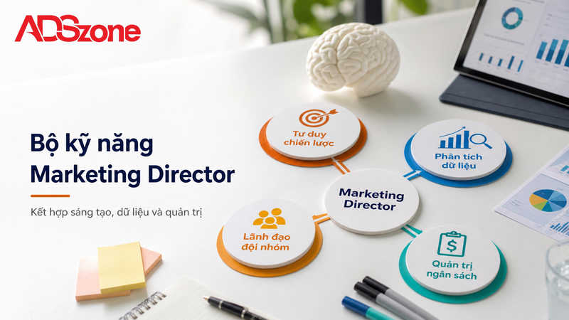 Bộ kỹ năng và tố chất cần có ở một Marketing Director xuất sắc
