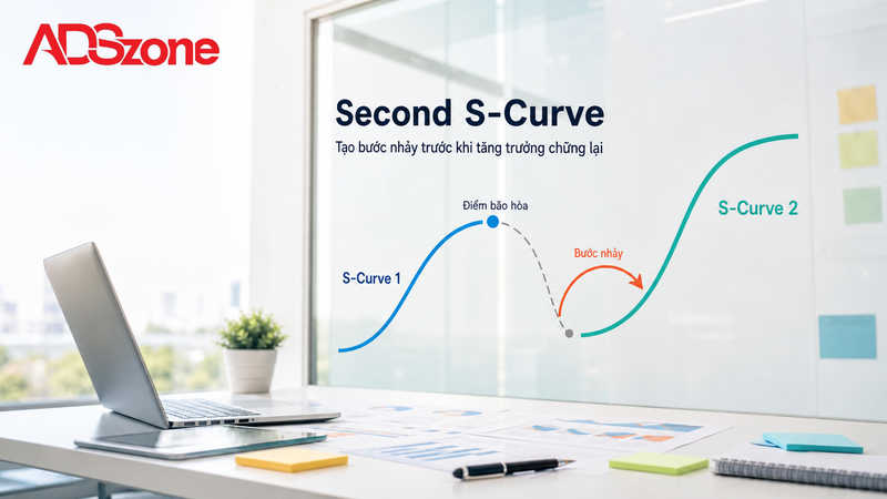 Chiến lược Second S-Curve: Bí quyết tạo bước nhảy vọt mới