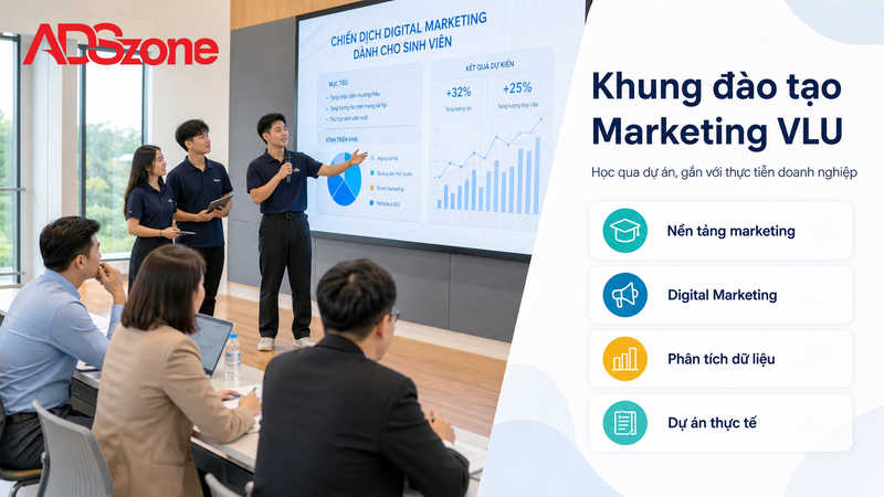 Chương trình đào tạo Marketing VLU: Khung kiến thức và chuyên ngành