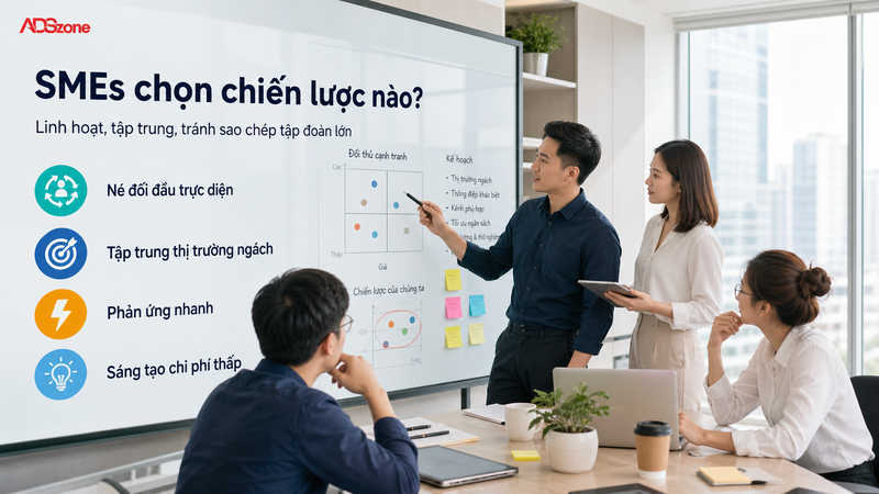 Doanh nghiệp vừa và nhỏ (SMEs) nên áp dụng chiến lược Marketing Warfare nào?