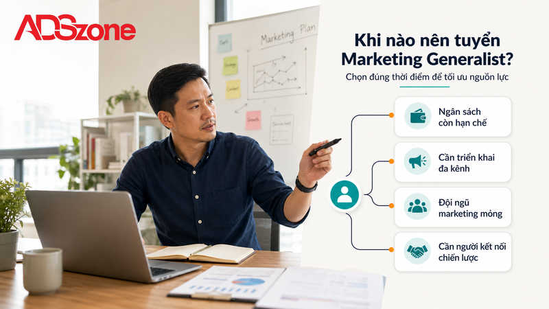 Khi nào doanh nghiệp B2B và Startup nên tuyển Marketing Generalist?
