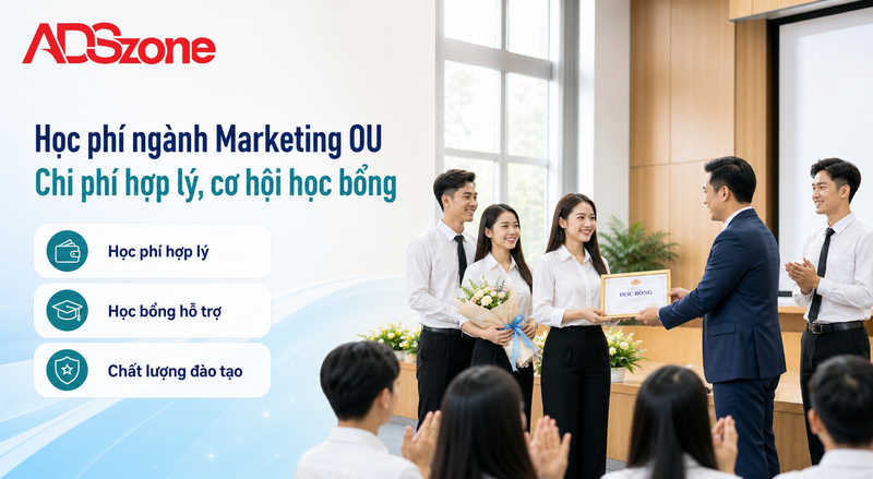 Mức học phí ngành Marketing Đại học Mở là bao nhiêu?