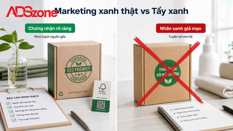 Phân biệt Marketing xanh chuẩn chỉnh và Tẩy xanh (Greenwashing)