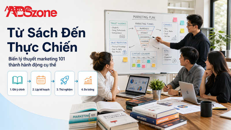 Phương Pháp Chuyển Hóa Kiến Thức Từ Sách Nền Tảng Thành Thực Chiến