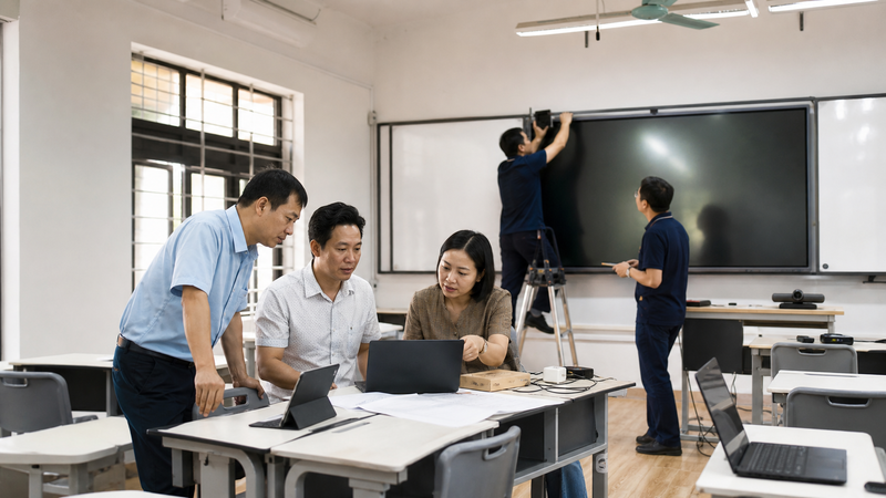 Quy trình 7 bước xây dựng mô hình lớp học thông minh đạt chuẩn